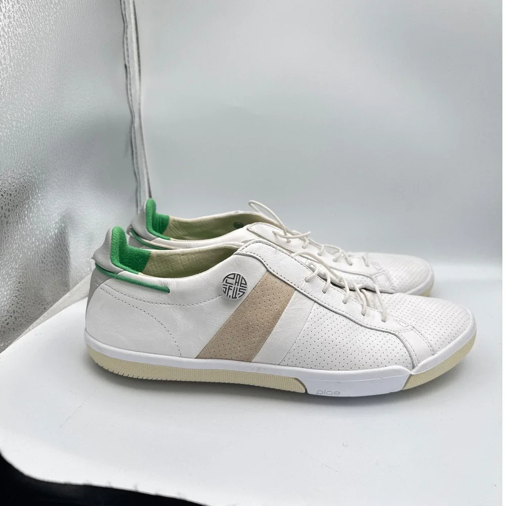 Plae Mulberry First Edition White Leather 552010-100 White‎ Mens 9.5   Casual